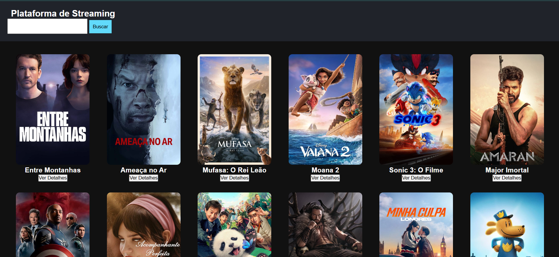 Imagem plataforma streaming